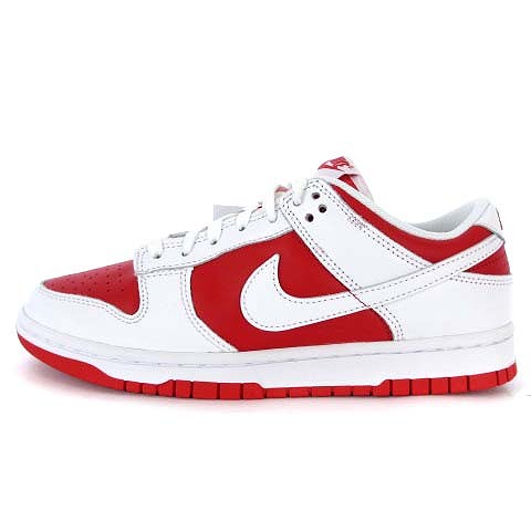 未使用品 ナイキ NIKE DUNK LOW RETRO CHAMPIONSHIP RED DD1391-600 