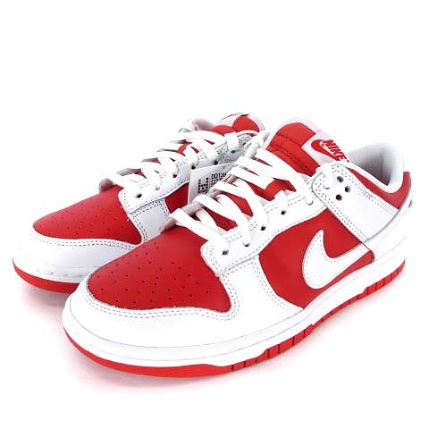 未使用品 ナイキ NIKE DUNK LOW RETRO CHAMPIONSHIP RED DD1391-600 