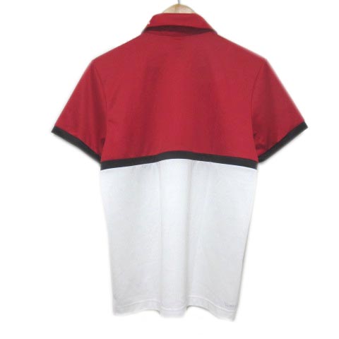 adidas CLIMLITE レッド ポロシャツ L Amazon.co.jp: adidas レディース Climalite チームポロシャツ L