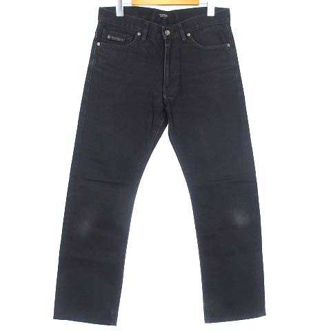 BURBERRY バーバリー ちいさかっ デニムパンツ 30(M位) 黒 【古着 