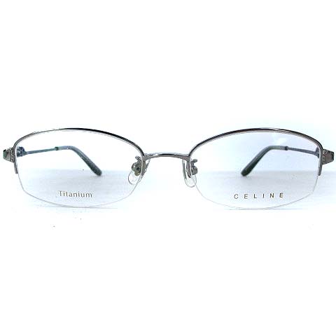 未使用品 セリーヌ CELINE VC1334J メガネフレーム めがね 眼鏡 チタン 