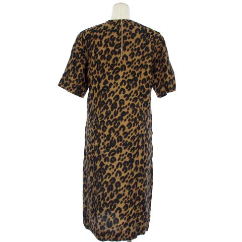 未使用品 ルイヴィトン LOUIS VUITTON ワンピース 半袖 レオパード 総  