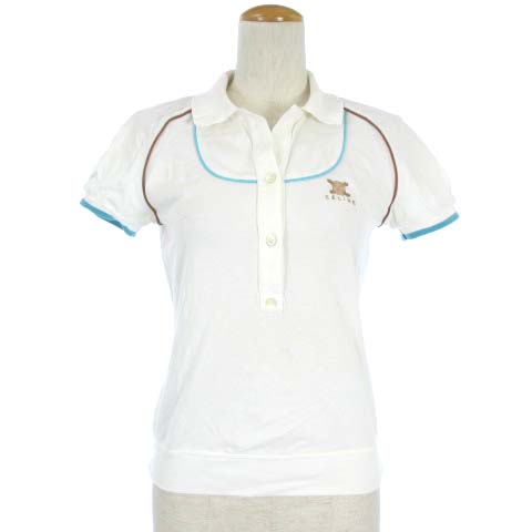 CELINE ホワイト ポロシャツ 半袖