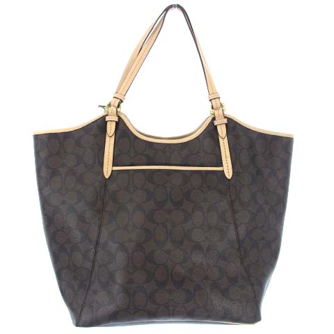 コーチ COACH シグネチャー トートバッグ レザー キャンバス ロゴ