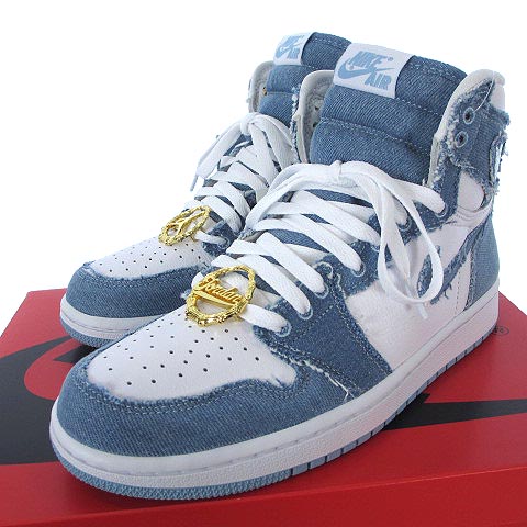 未使用品 ナイキ NIKE WMNS AIR JORDAN 1 RE HI OG DENIM 