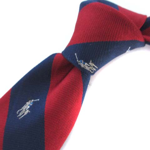 ラルフローレン RALPH LAUREN ポニー柄 ネクタイ レギュラータイ レジ