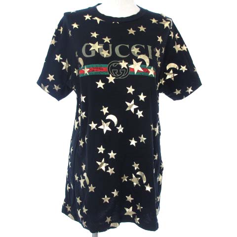 グッチ GUCCI 20SS STARS AND MOON Tシャツ カットソー 半袖 ロゴ 