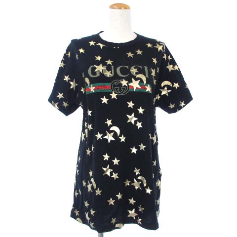 グッチ GUCCI 20SS STARS AND MOON Tシャツ カットソー 半袖 ロゴ 