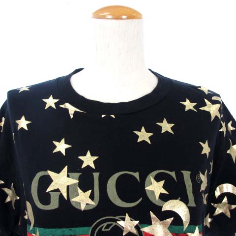 グッチ GUCCI 20SS STARS AND MOON Tシャツ カットソー 半袖 ロゴ 