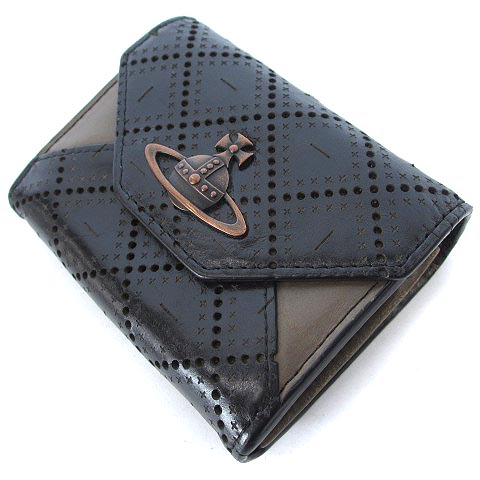ヴィヴィアンウエストウッド Vivienne Westwood 二つ折り 財布 ホック  