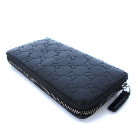 Gucci　グッチ　長財布　ブラック　グッチシマ　レザー　3079870959 楽天市場】【財布】GUCCI グッチ グッチシマ GG柄 ラウンド