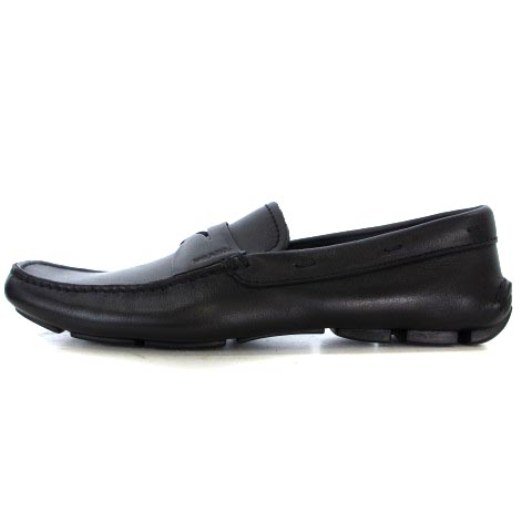 プラダ PRADA ドライビングシューズ ローファー レザー 2D1102 黒