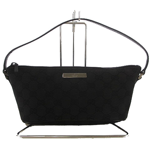 グッチ GUCCI 07198 2123 GGキャンバス レザー アクセサリーポーチ 