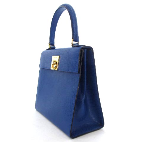 CELINE エナメルマリン ヴィンテージバッジ 青 CELINE エナメルマリン ヴィンテージバッジ 青