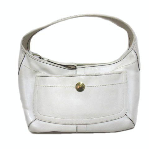 コーチ COACH ワンショルダーバッグ トートバッグ レザー 10740 白 