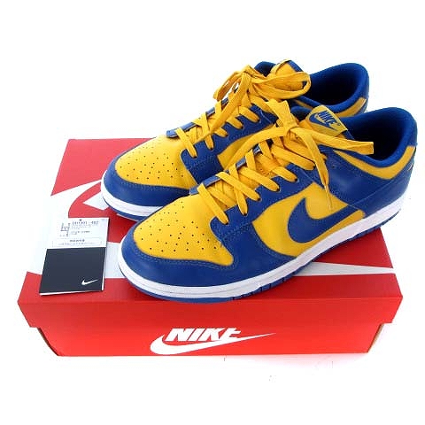 ナイキ NIKE 美品 DD1391-402 DUNK LOW RETRO Blue Jay and University 
