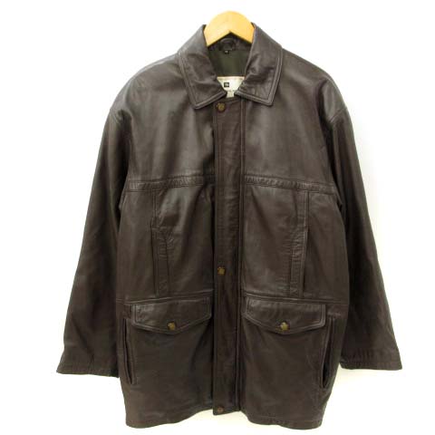 バルマン BALMAIN PIERRE ラムスキンレザーコート 羊革 ジップアップ 