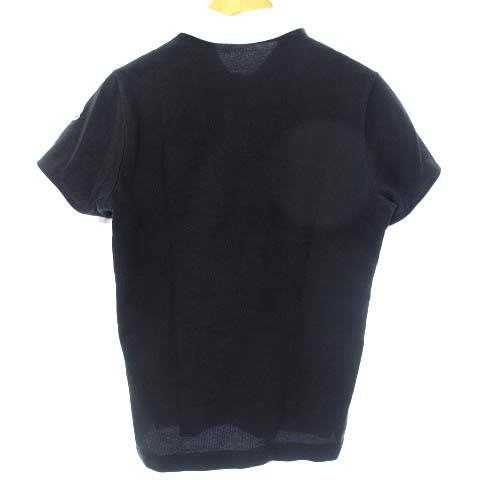 モンクレール◎MONCLER ポロシャツ ブラック MAGLIA メンズ 黒 MONCLER モンクレール MAGLIA POLO MANICA CORTA ブラック sizeL 瑞穂