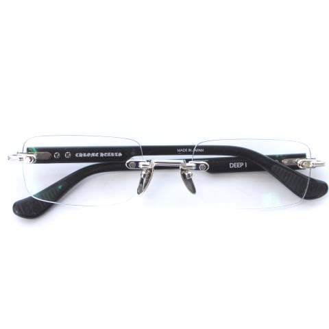 クロムハーツ CHROME HEARTS 美品 21年製 DEEP I ツーポントメガネ  