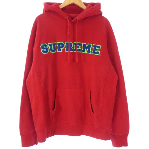 シュプリーム SUPREME 18SS Cord Collegiate Logo Hooded パーカー 