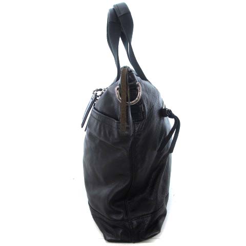 コーチ COACH トンプソン 70490 トートバッグ ハンド レザー ブラック 