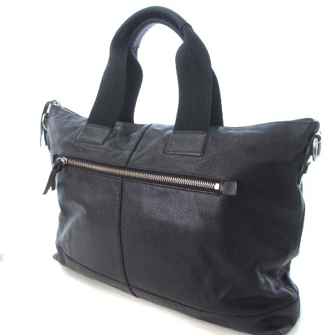 コーチ COACH トンプソン 70490 トートバッグ ハンド レザー ブラック 
