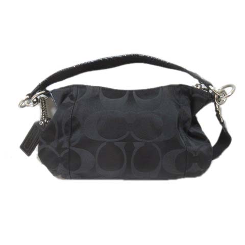 コーチ COACH POPPY ポピー ショルダー バッグ 黒 15317 2way 
