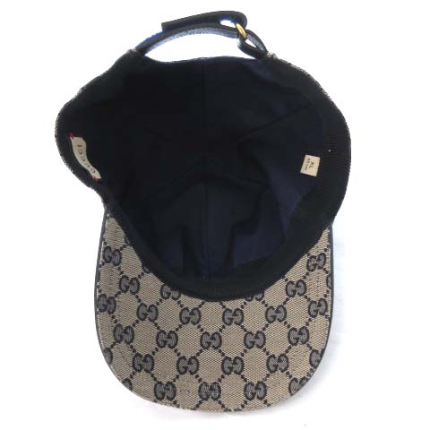 グッチ GUCCI GGキャンバス シェリーライン ベースボール