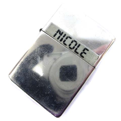 ジッポー ZIPPO ニコル NICOLE オイルライター 1996年製 XII