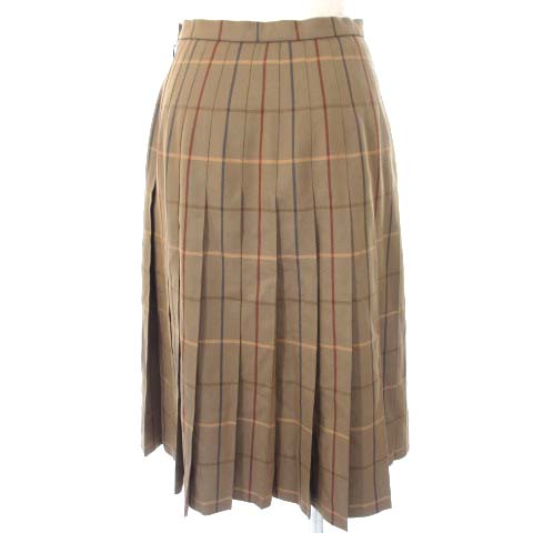 バーバリー ノバチェック スカート ベージュ ひざ下丈 プリーツ13BR難あり バーバリー ノバチェック プリーツスカート ベージュ 40サイズ｜Yahoo