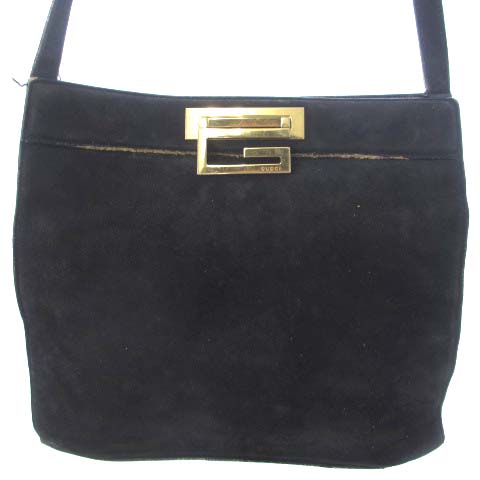 グッチ GUCCI 00113641863 Gマーク スエード ショルダーバッグ ワン 