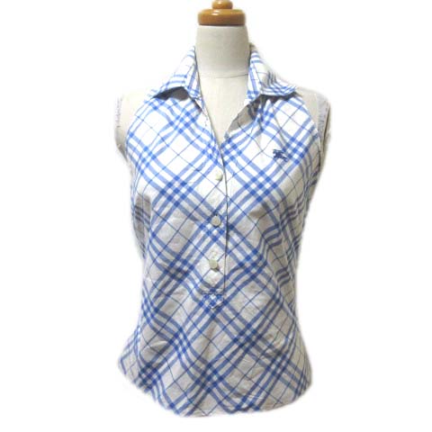 バーバリーブルーレーベル BURBERRY BLUE LABEL ノースリーブシャツ 