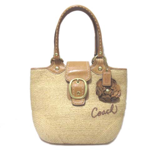 COACH コーチ かごバッグ トートバッグ 花 11798 コーチ COACH 11798 かごバッグ トートバッグ フラワーモチーフ