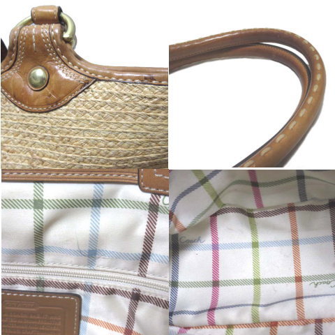 コーチ COACH 11798 かごバッグ トートバッグ フラワーモチーフ