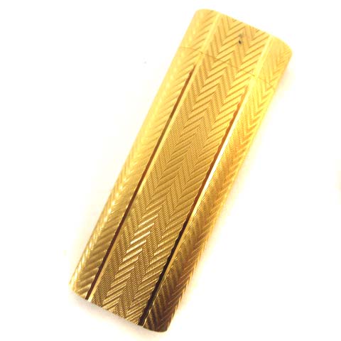 カルティエ Cartier ガスライター ローラー ゴールドカラー 金色 火花 