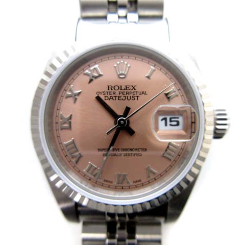 ロレックス ROLEX オイスターパーペチュアル デイトジャスト ピンク  