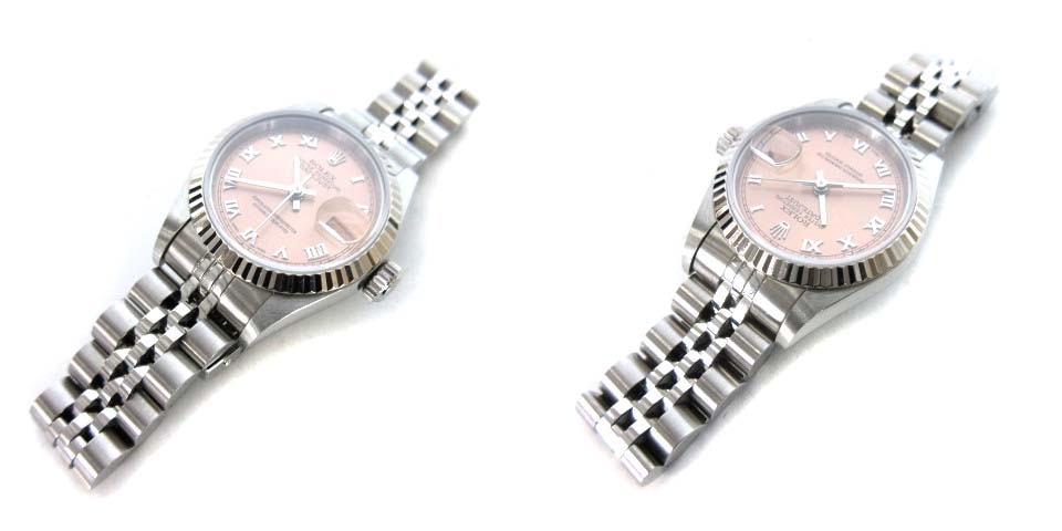 ロレックス ROLEX オイスターパーペチュアル デイトジャスト ピンク  