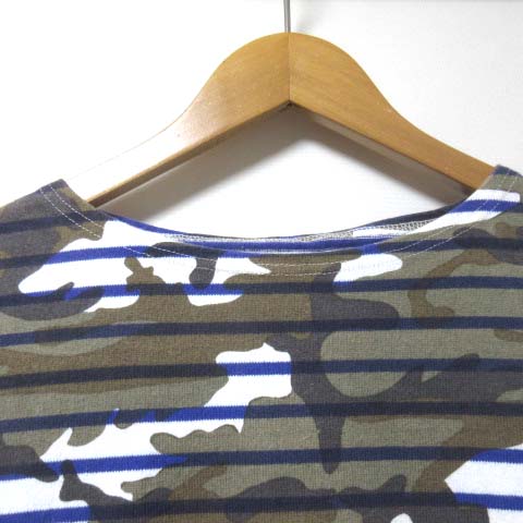ソフネット SOPHNET. Tシャツ 長袖 迷彩 バスクシャツロンT ソフネット SOPHNET. Tシャツ 長袖 迷彩 バスクシャツロンT
