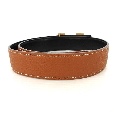 エルメス HERMES コンスタンス ベルト バックル □E刻印 レザー 65 茶 