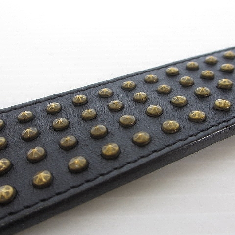 ディオールオム Dior HOMME ベルト Hバックル スタッズ レザー 65/100  