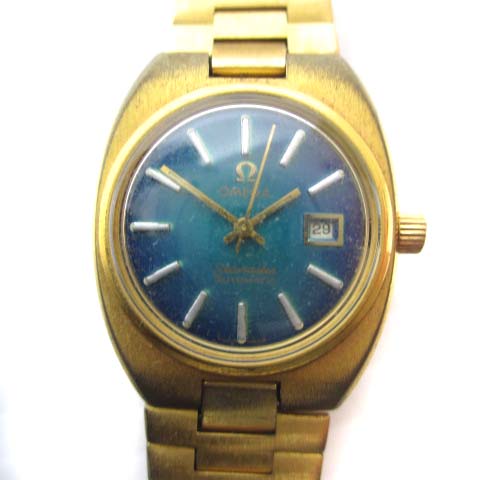 オメガ OMEGA シーマスター 腕時計 アナログ 自動巻き カラーダイヤル 