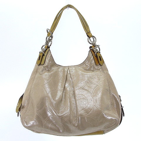 コーチ COACH ショルダーバッグ ハンドバッグ 3室構造 15727 光沢 