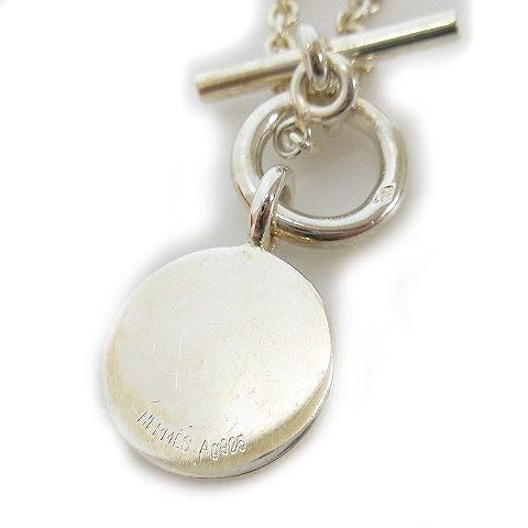 エルメス HERMES セリエ ネックレス ペンダント サークルプレート 