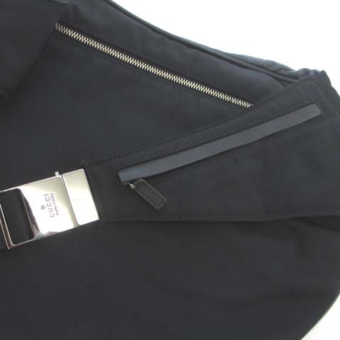 グッチ GUCCI 018 1605 002058 ナイロン レザー ボディバッグ ヒップ  