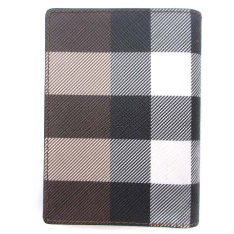 バーバリー BURBERRY タグ付き チェック レザー