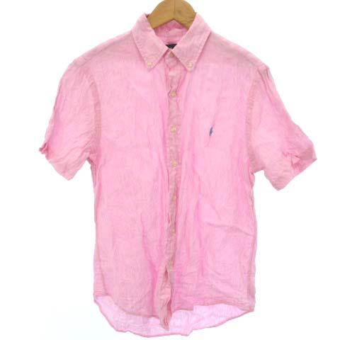 ラルフローレン RALPH LAUREN CLASSIC FIT リネンシャツ 半袖 ボタン 