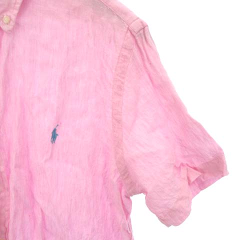 ラルフローレン RALPH LAUREN CLASSIC FIT リネンシャツ 半袖