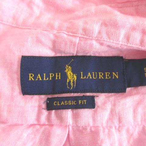 ラルフローレン RALPH LAUREN CLASSIC FIT リネンシャツ 半袖