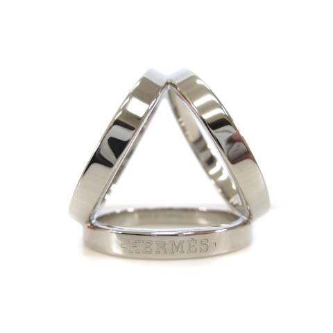 エルメス HERMES スカーフリング トリオ シルバーカラー アクセサリー