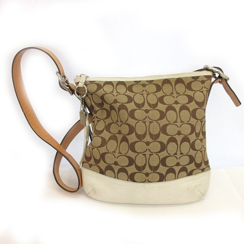 コーチ COACH 9362 ショルダーバッグ シグネチャー キャンバス レザー 